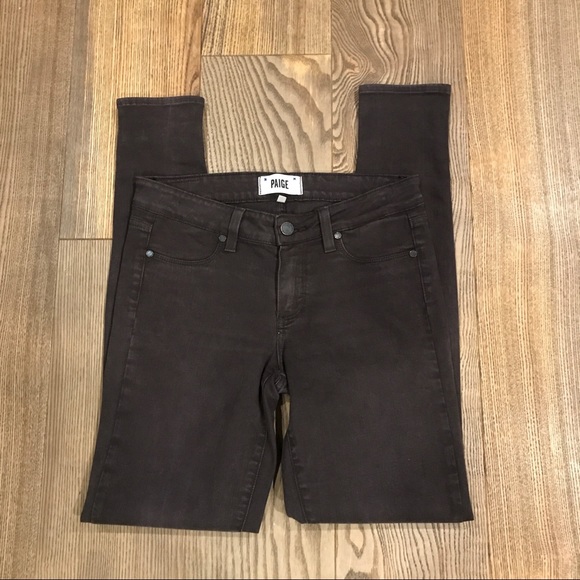 Paige Verdugo Ultra Skinny Size 27 Dark Grey Jeans - Picture 3 of 7